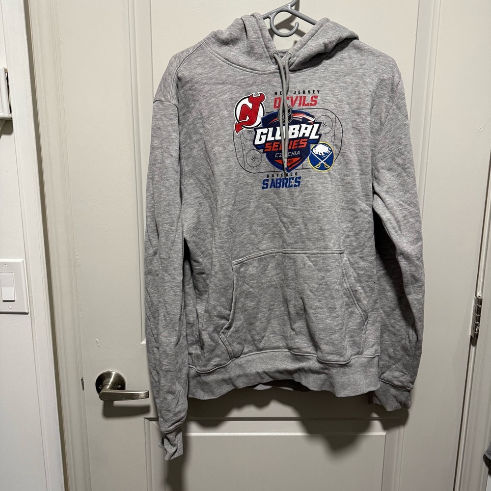 Gray Global Series HoodieNHL New Jersey devils buffalo sabres